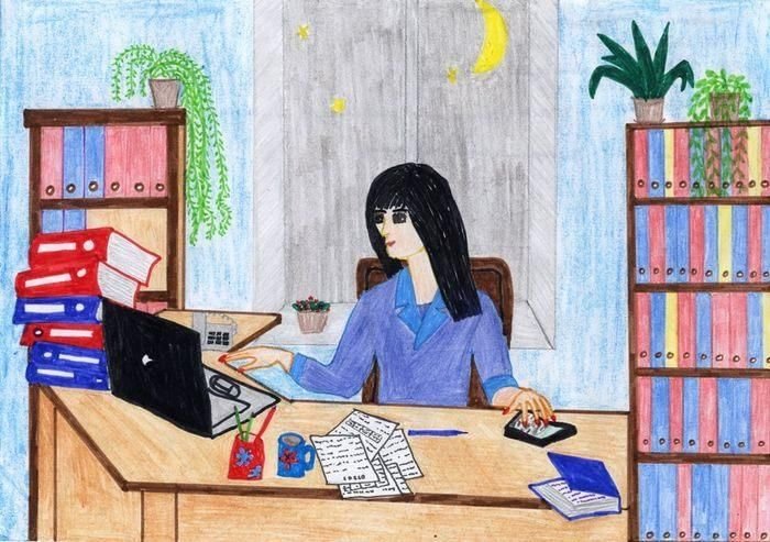 Рисунок на тему профессия