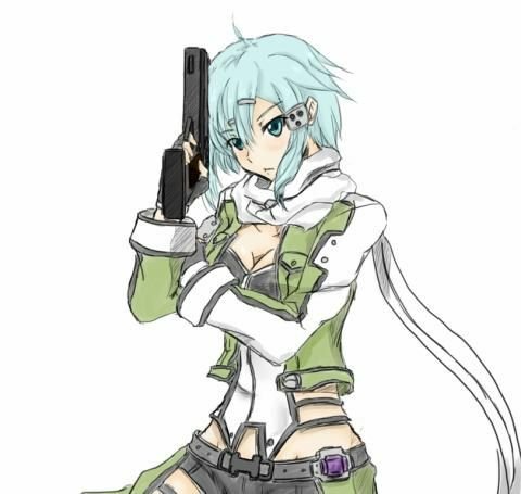 Аниме снайпер sinon
