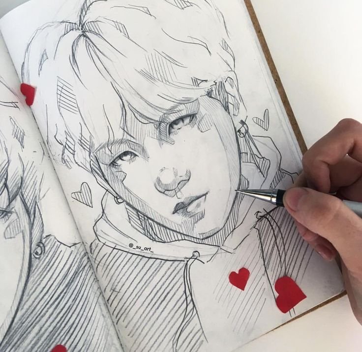 Скетчбук BTS