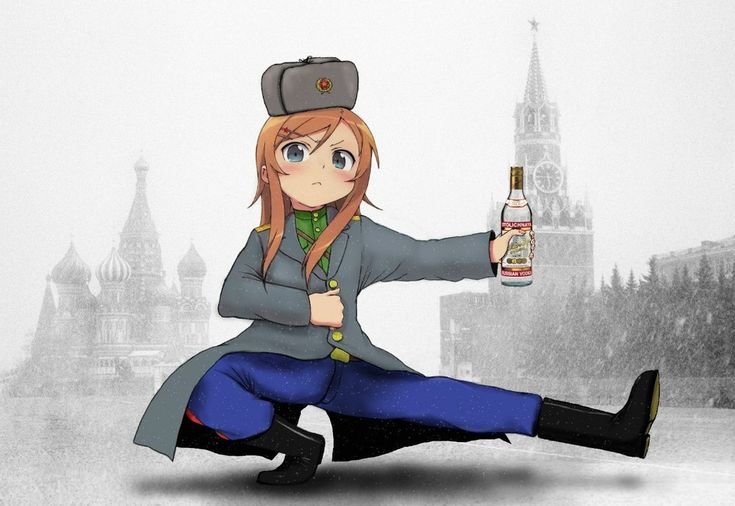 Шапка ушанка аниме