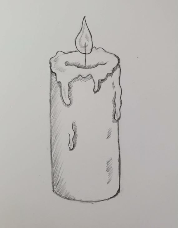 Зарисовки свечки