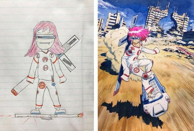 Рисунки на тему аниме