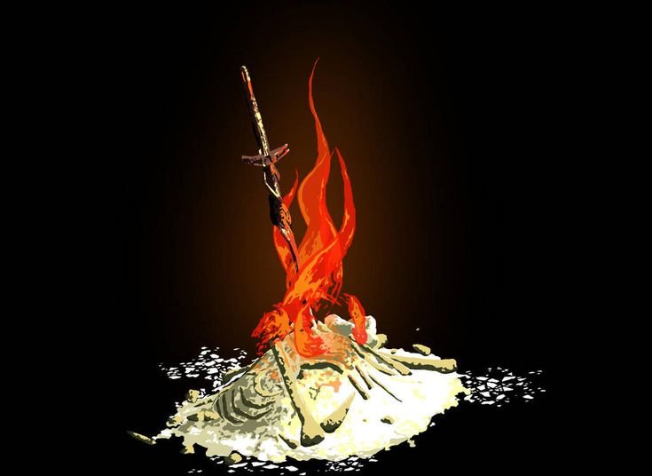 Dark Souls Bonfire арт