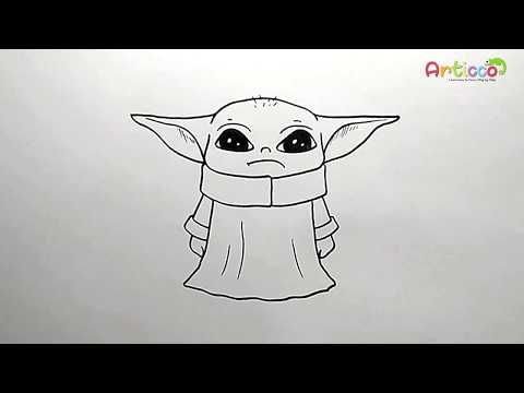 Йода рисунок легкий