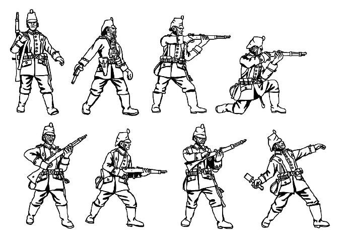 Солдатик рисунок