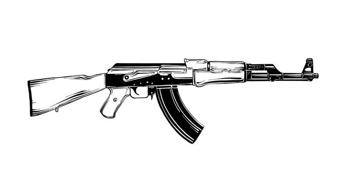 Ак74 автомат вектор