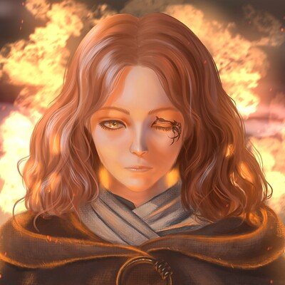 Милена elden Ring Art