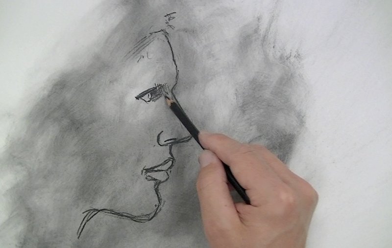 Рисунки углем для начинающих