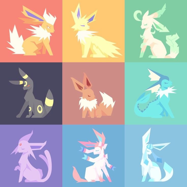 Eevee Эволюция Pokemon