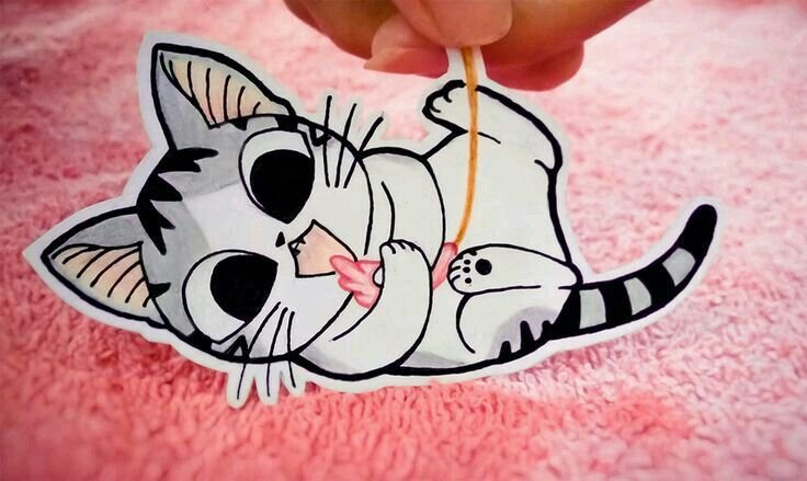 Котик из бумаги