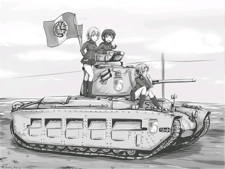 Girls und Panzer школа черного леса