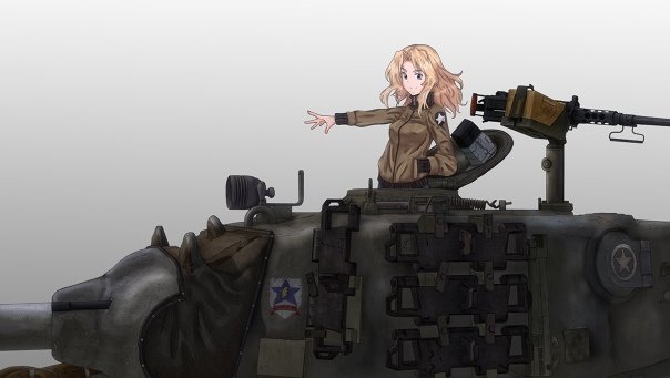 Аниме танкистки Рейх