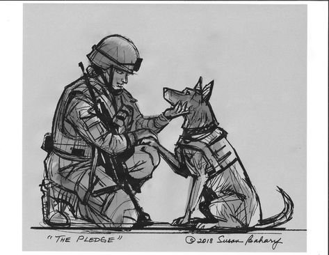 Военные собаки арты