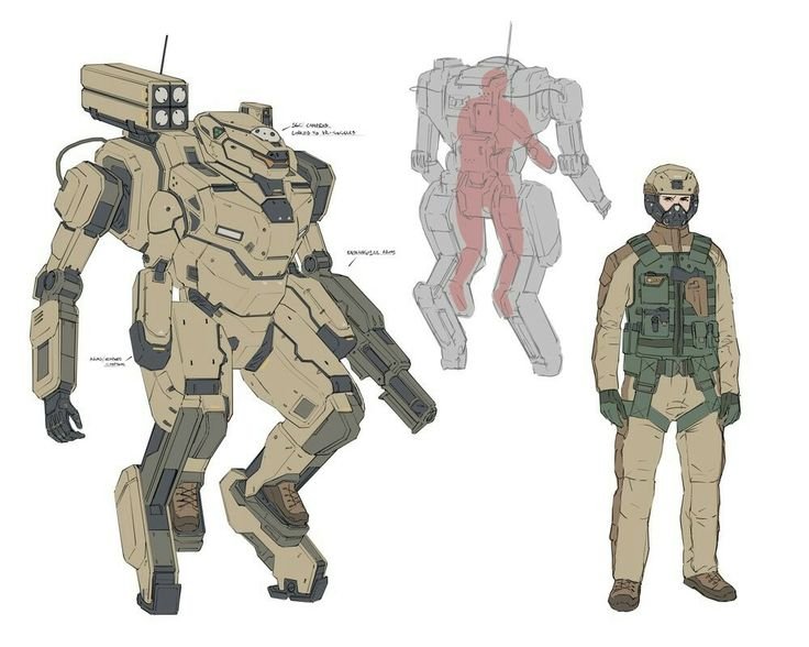 Metal Gear Solid экзоскелет