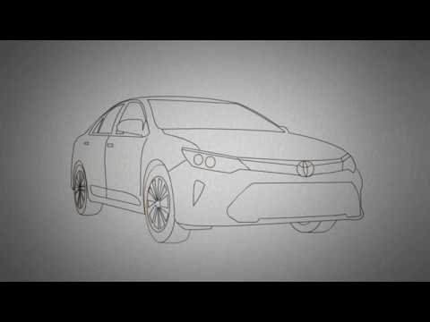 Рисунок Тойота Камри 3.5