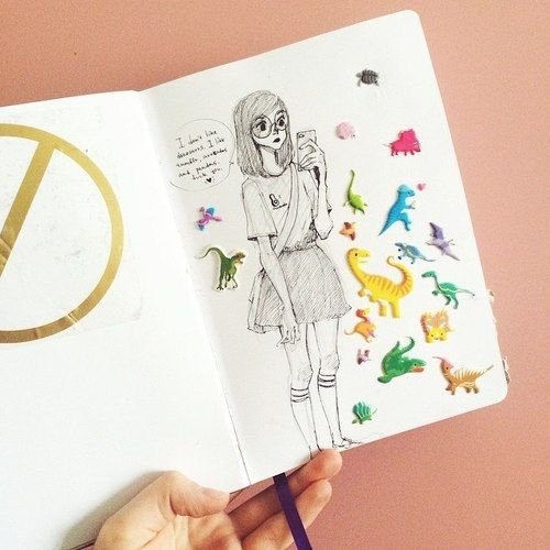 Идеи для рисования в скетчбуке