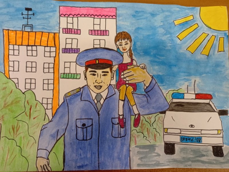 Папа полицейский