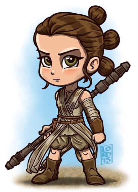 Rey Chibi Star Wars