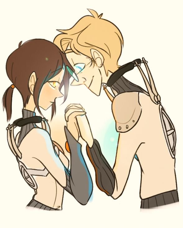 Portal 2 Челл и Уитли