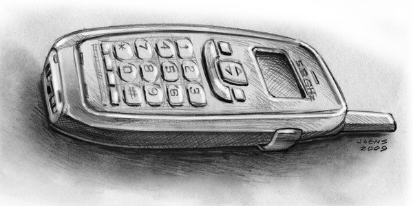 Эскиз телефона