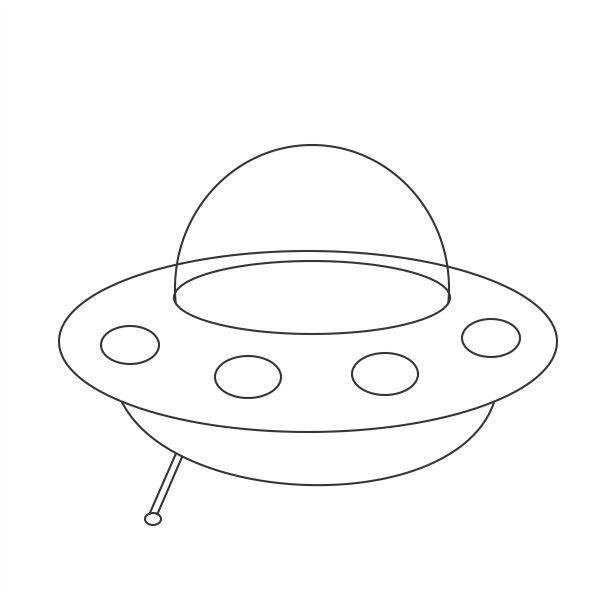 Космическая тарелка для детей