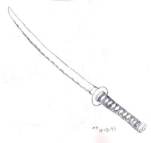 Катана для рисования