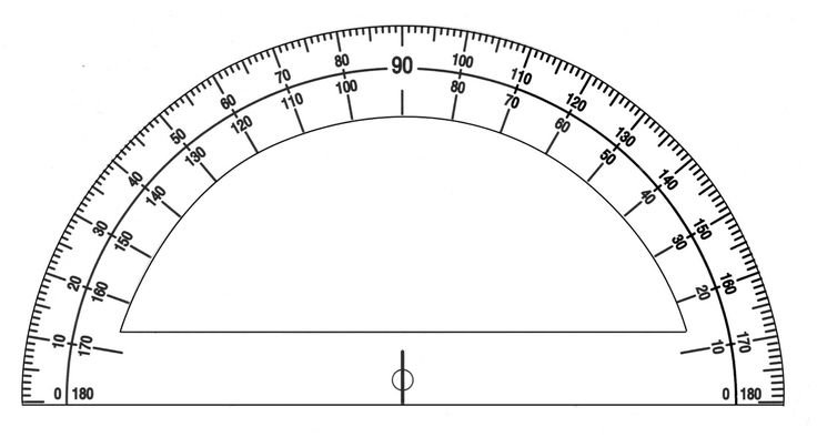 Транспортир 1 к 1