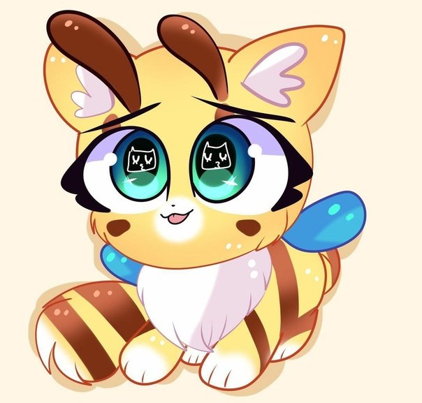 Cat Bee Poppy Playtime арт