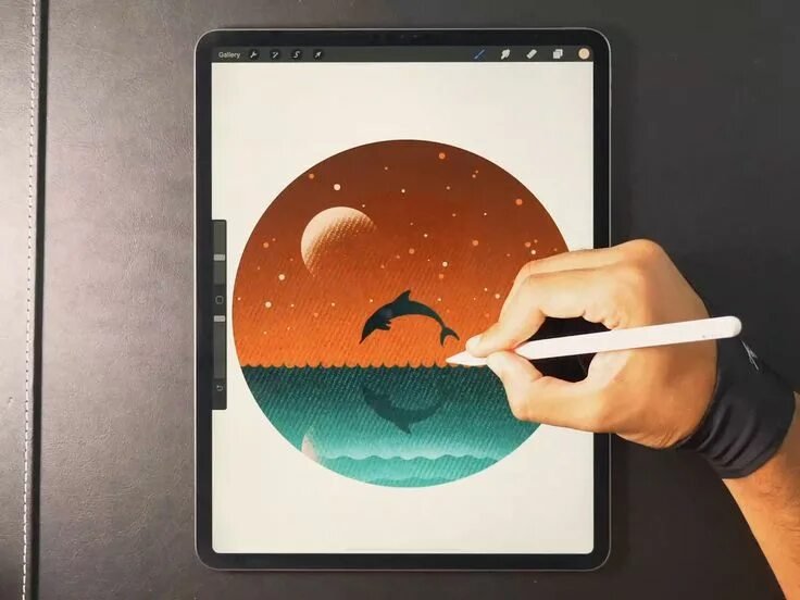 IPAD Pro рисование Procreate