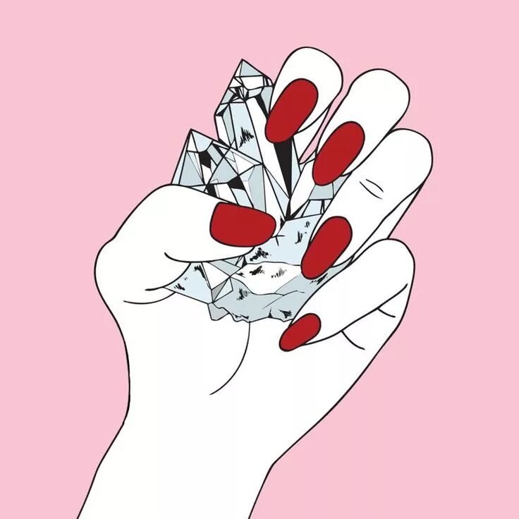 Маникюр с рисунком