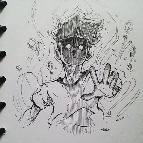 Sketches of Mob Psycho 100