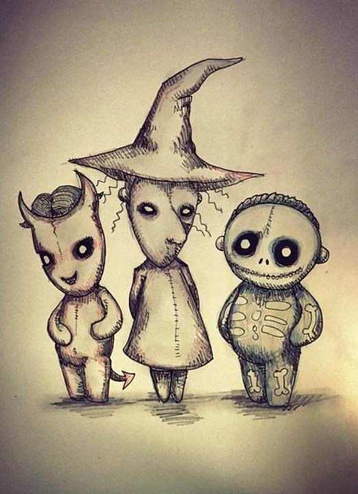 Маленькие страшные рисунки