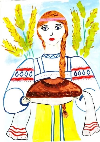 Рисунки детей на тему хлеб