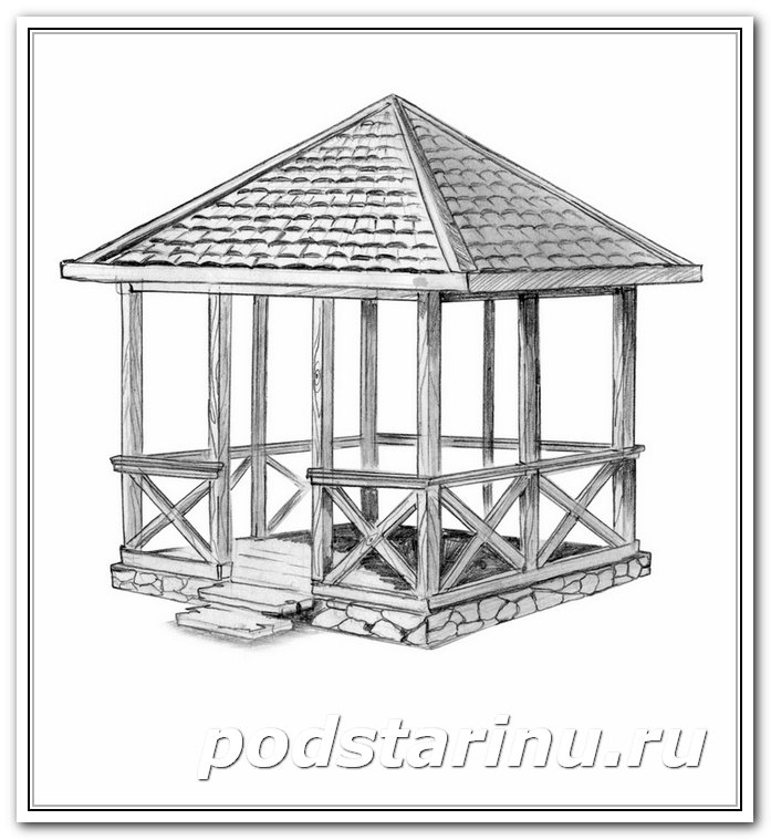 Зарисовки беседок
