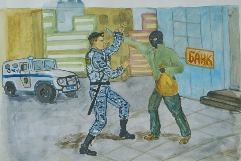 ОМОНОВЕЦ рисунок