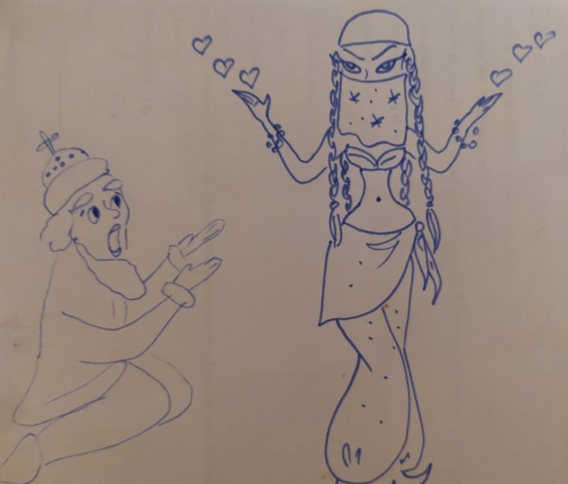 Рисунок к Комаринской