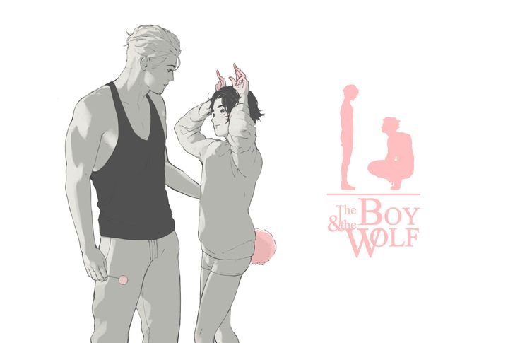 The boy and the Wolf арт Yaoi