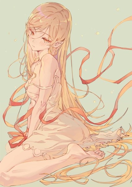 Аниме Kizumonogatari Шинобу