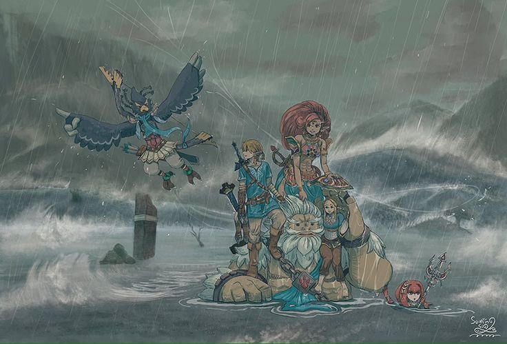 The Legend of Zelda Breath of the Wild Ревали