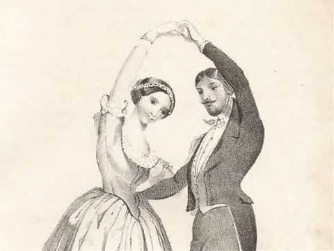 Рисунок танцующих мазурку