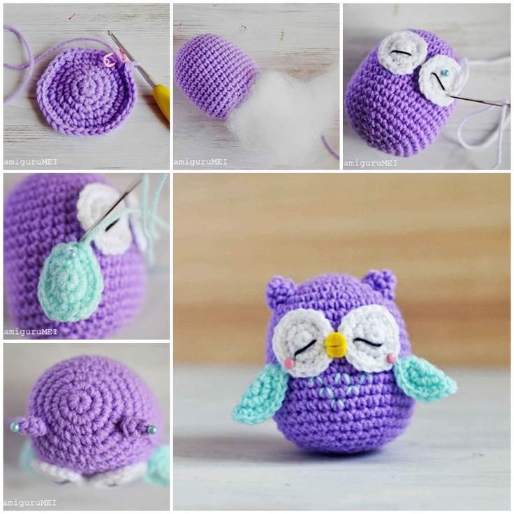 Оригинальные игрушки крючком