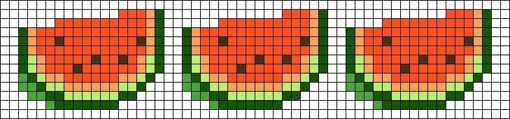 Рисовать по клеточкам фрукты и овощи
