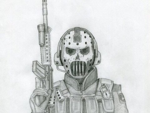Warface карандашом