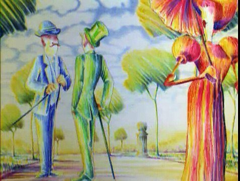 Рисунок к произведению Моцарта маленькая ночная Серенада