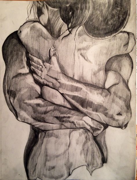Объятия рисунок