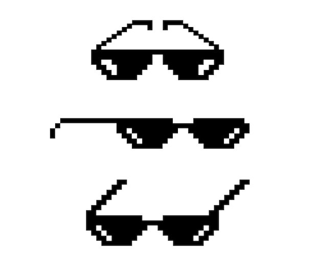 Очки Pixel Art