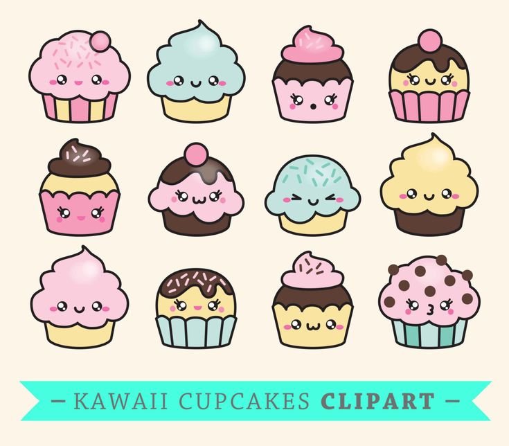 Кавайные рисунки для срисовки лёгкие