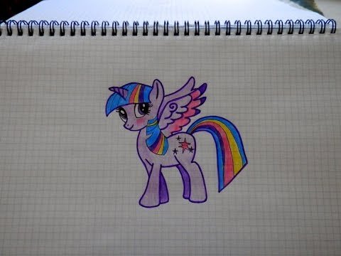 Нарисовать пони Искорку