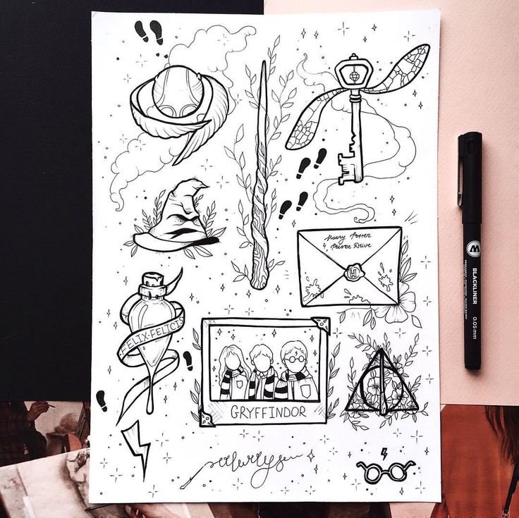 Рисунки для скетчбука лёгкие