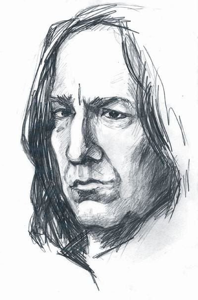 Северус Снейп рисунок